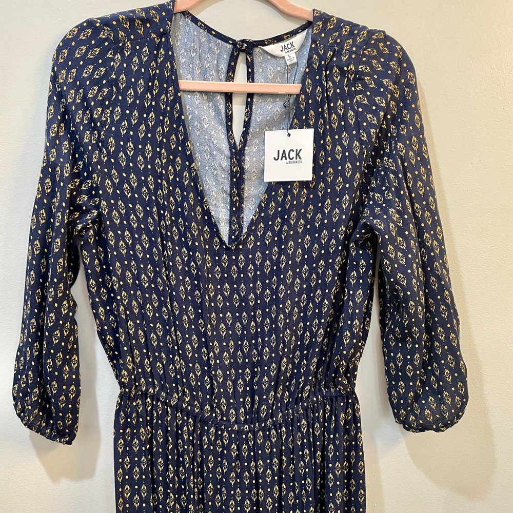 NWT - Jack by BB Dakota Maxi Peasant Dress; L